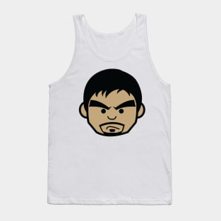 Angry Manny Cartoon Pacquiao Face Tank Top